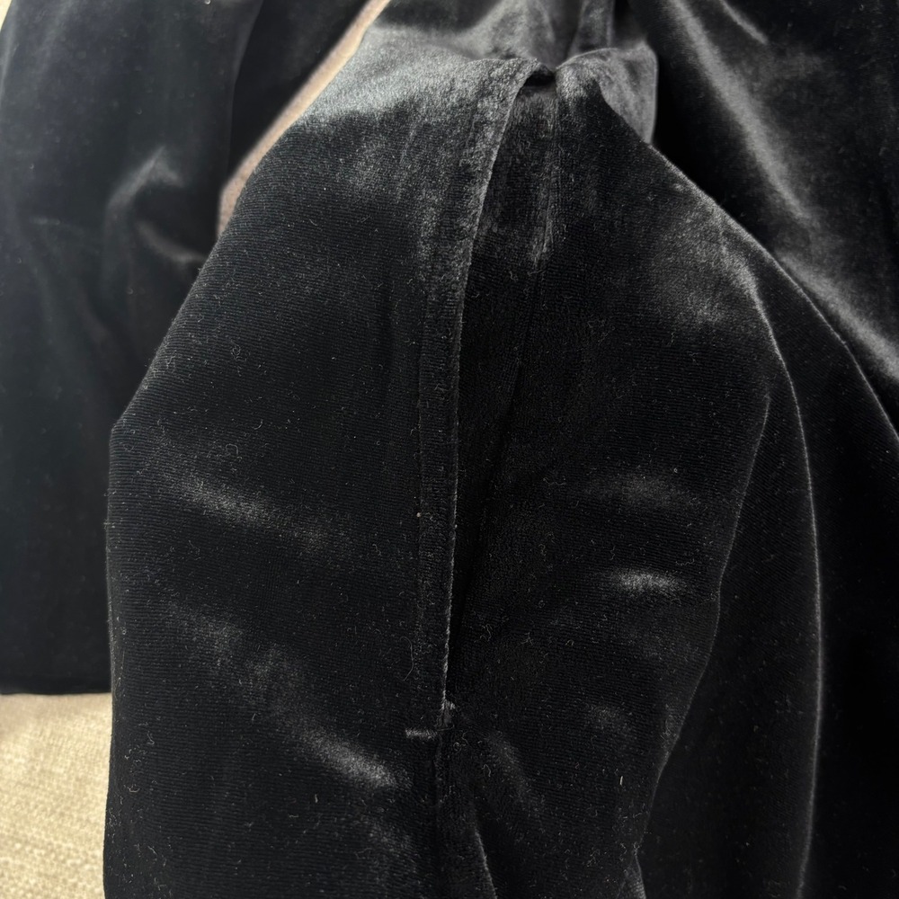 J Jill Wearever Collection Black Velvet Blazer Jacket Cardigan Women's‎ 3X - Picture 8 of 8